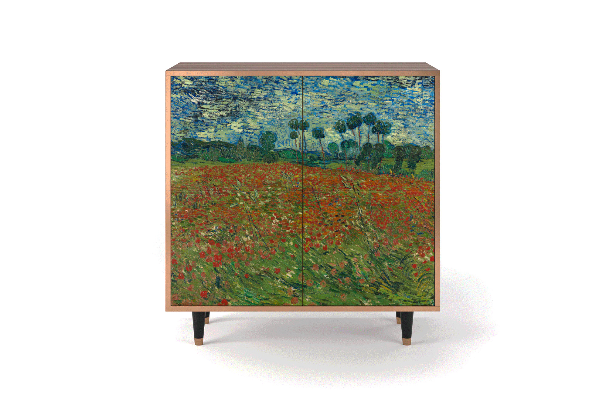 Buffet multicolore 94cm 4 portes Buffet multicolore 94cm 4 portes
