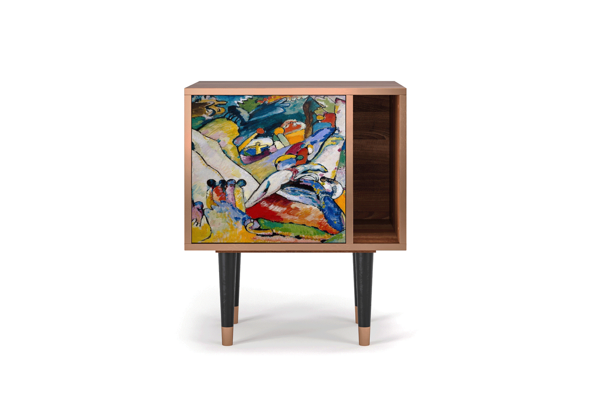 Buffet multicolore 56cm 1 porte Buffet multicolore 56cm 1 porte