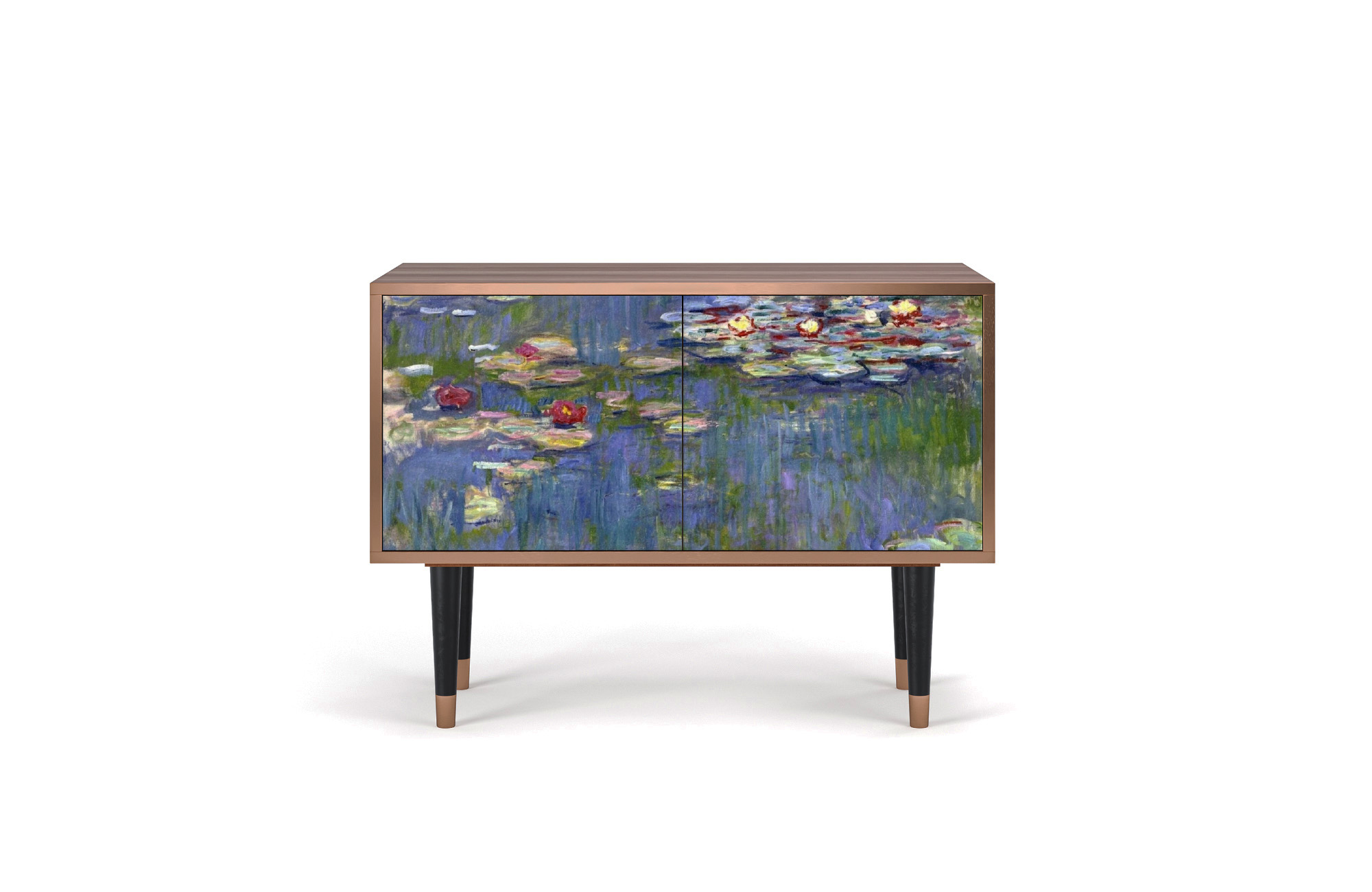 Buffet bleu 94cm 2 portes Buffet bleu 94cm 2 portes