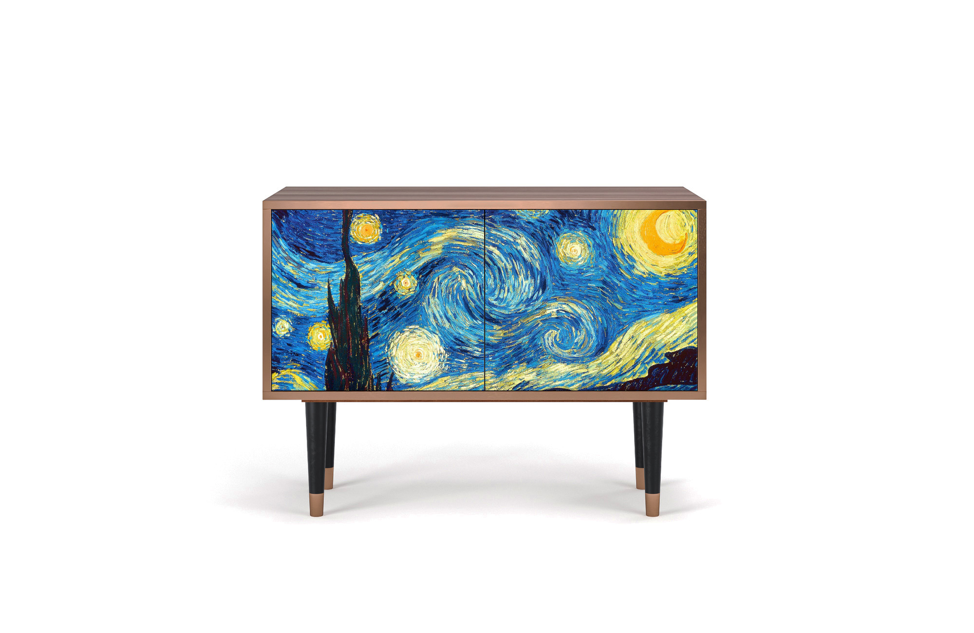 Buffet bleu 94cm 2 portes Buffet bleu 94cm 2 portes