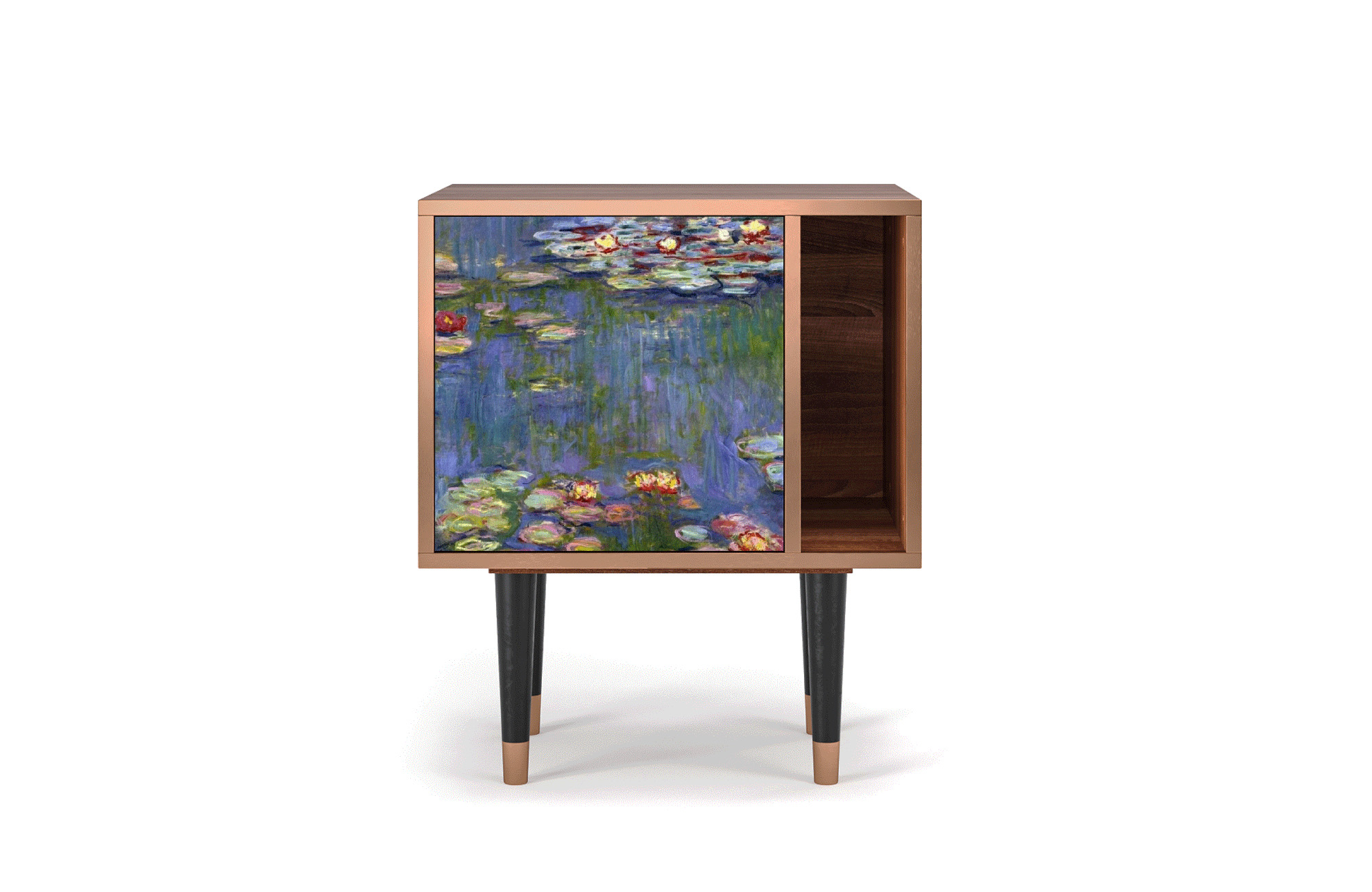 Buffet bleu 56cm 1 porte Buffet bleu 56cm 1 porte