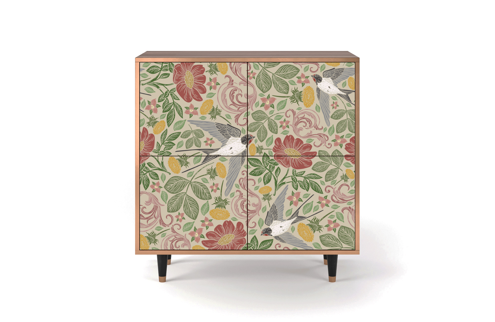 Buffet multicolore 94cm 4 portes Buffet multicolore 94cm 4 portes