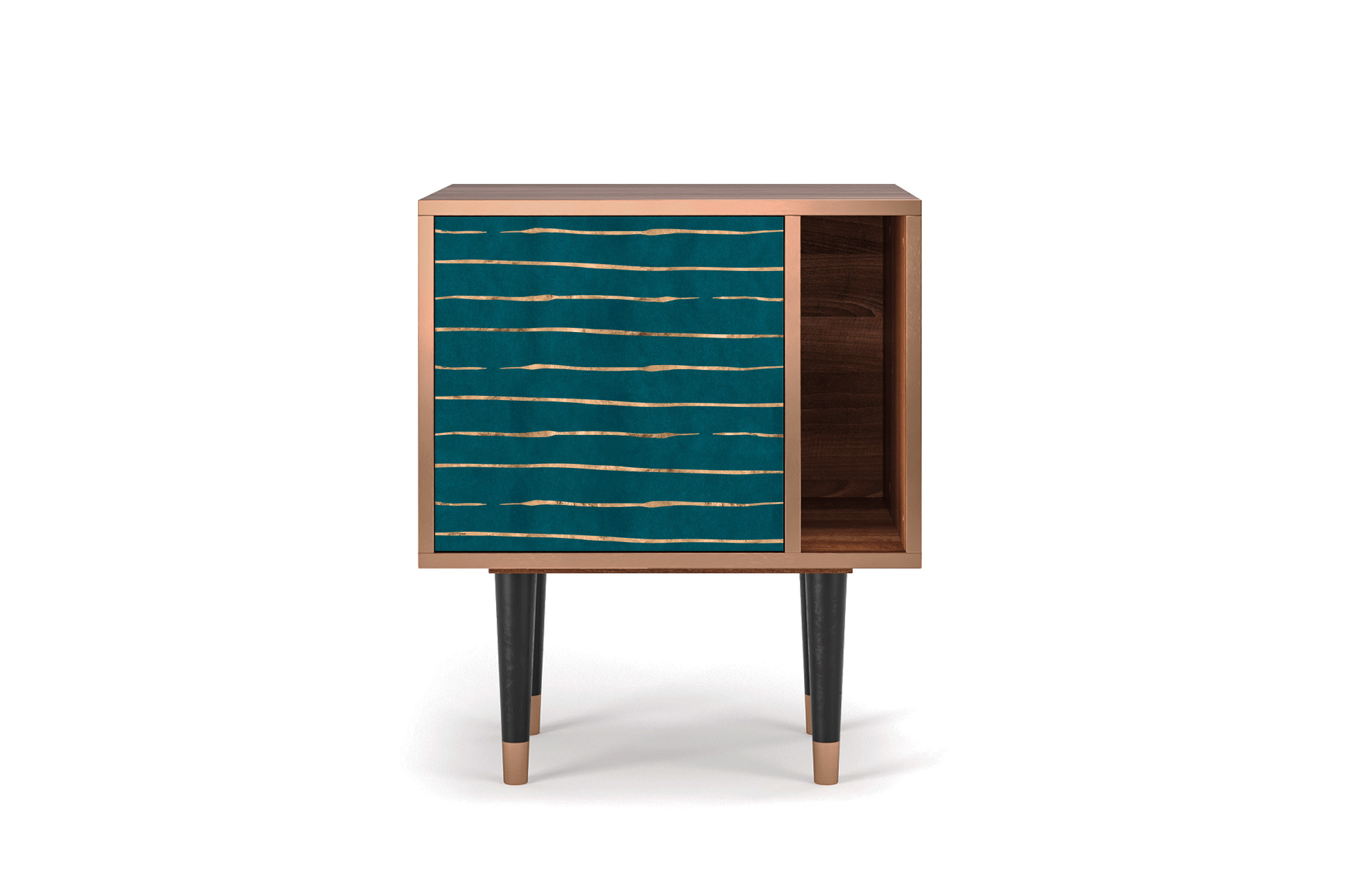 Buffet bleu 56cm 1 porte Buffet bleu 56cm 1 porte