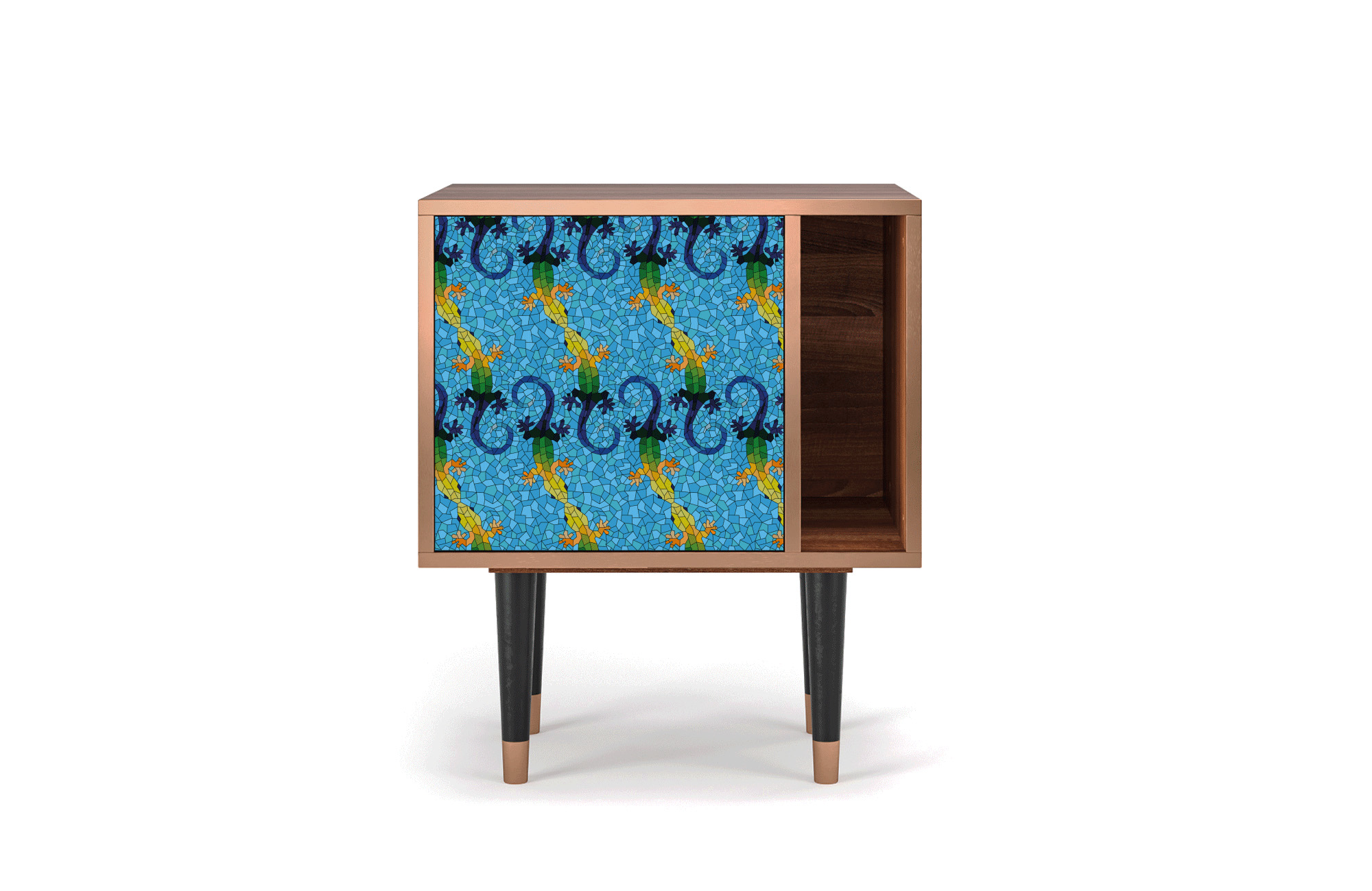 Buffet bleu 56cm 1 porte Buffet bleu 56cm 1 porte