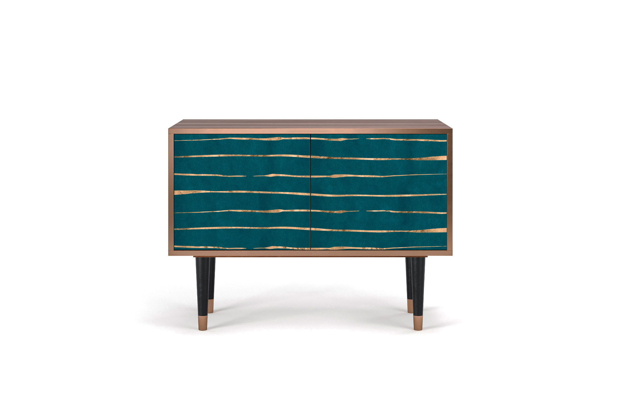 Buffet bleu 94cm 2 portes Buffet bleu 94cm 2 portes