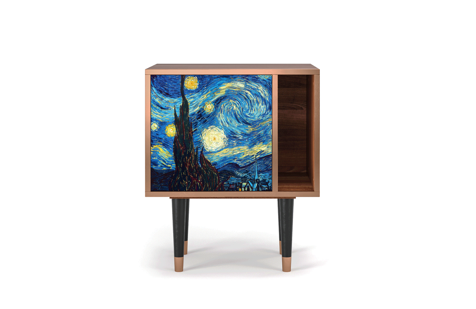 Buffet bleu 56cm 1 porte Buffet bleu 56cm 1 porte