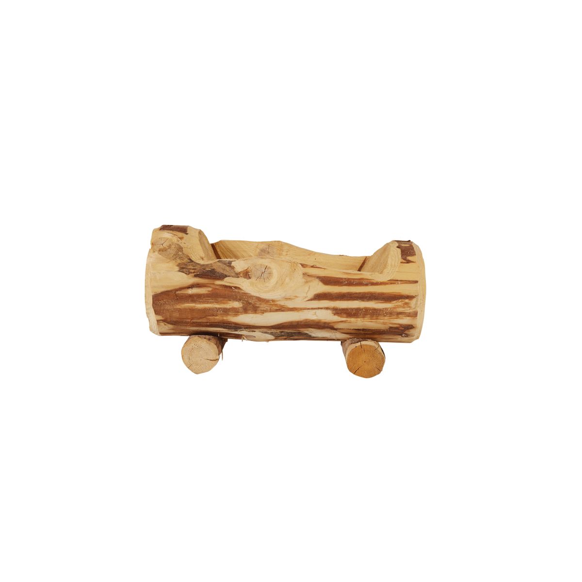 Jardinière rustique en bois 50 cm