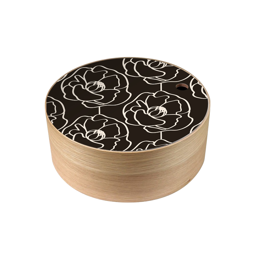 Boite de rangement en bois Dentelle taille L Boite de rangement en bois Dentelle taille L