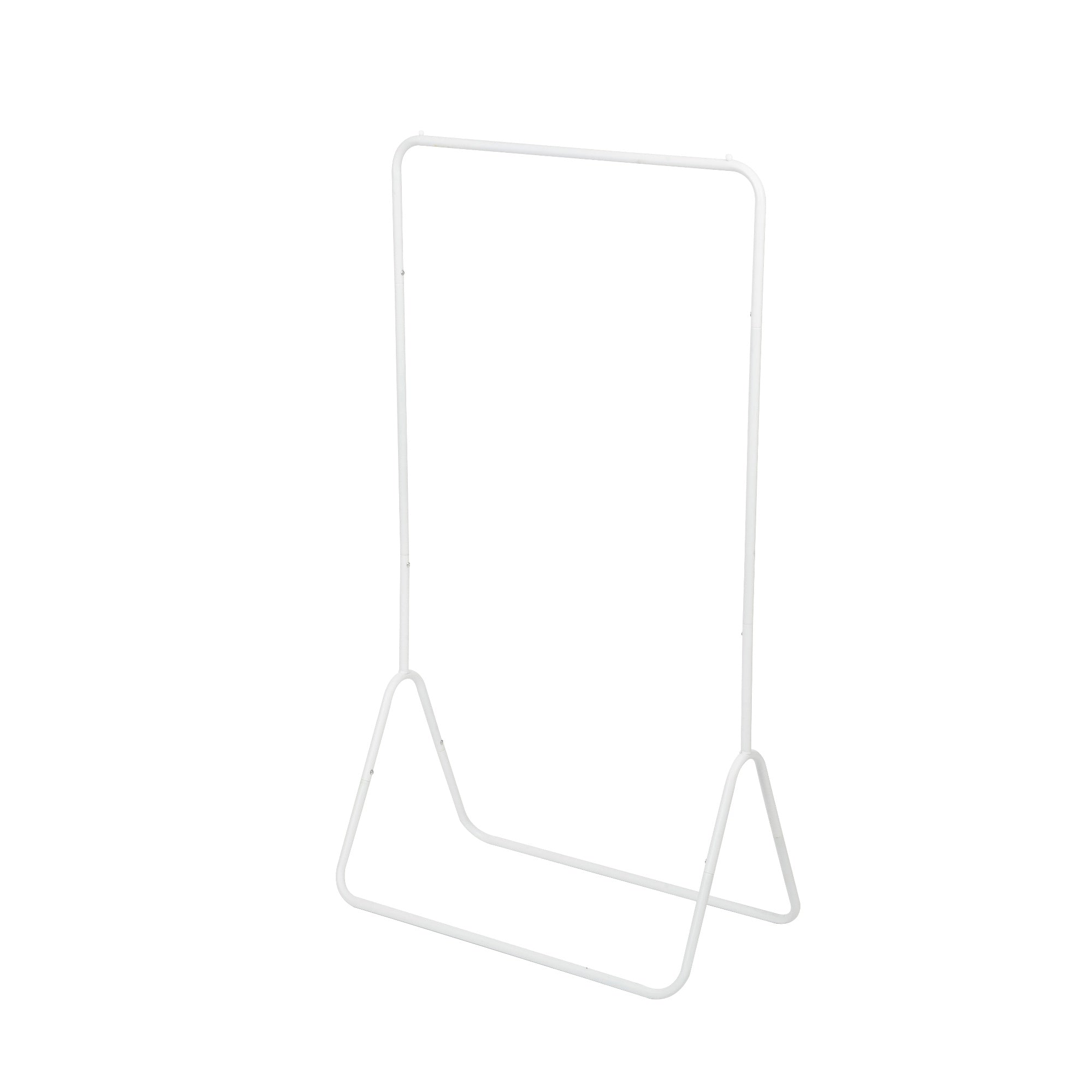 Portant vêtements blanc H147cm (photo) Portant vêtements blanc H147cm