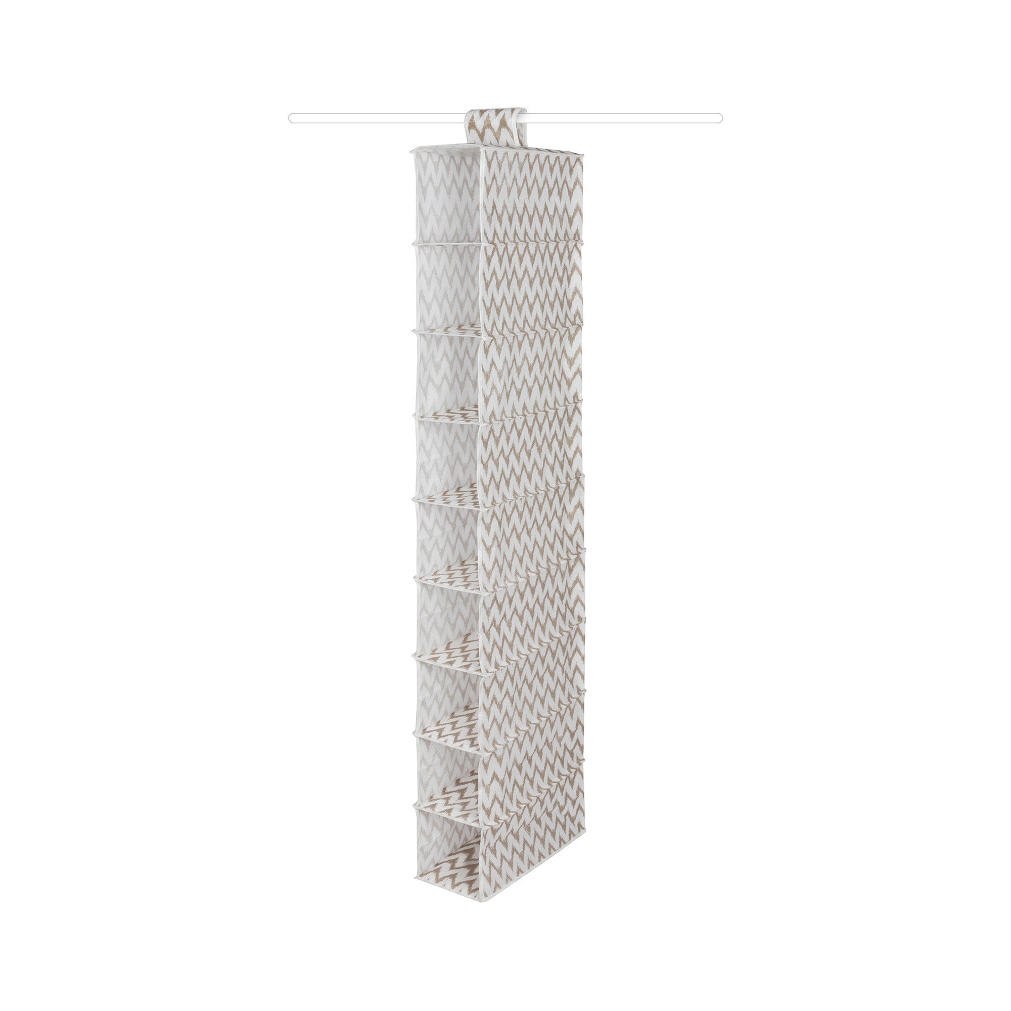 Étagère souple à suspendre 9 niveaux H128cm Étagère souple à suspendre 9 niveaux H128cm