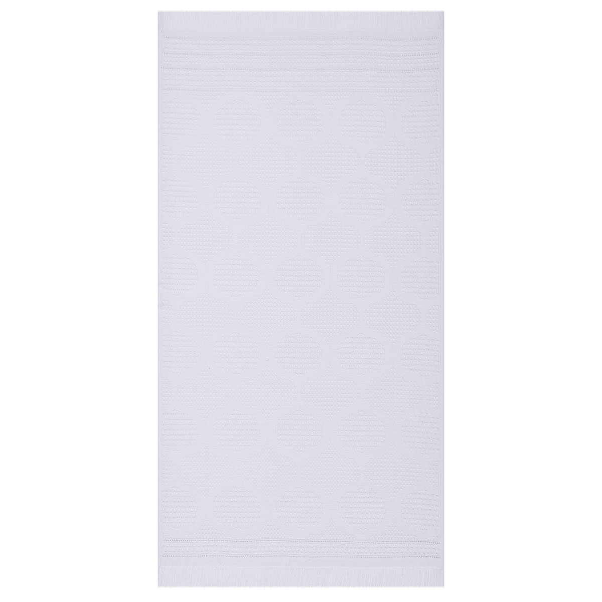 serviette de bain en coton blanc 50 x 100