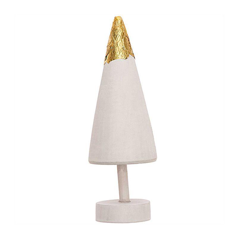 Sapin en bois doré H10cm (photo) Sapin en bois doré H10cm