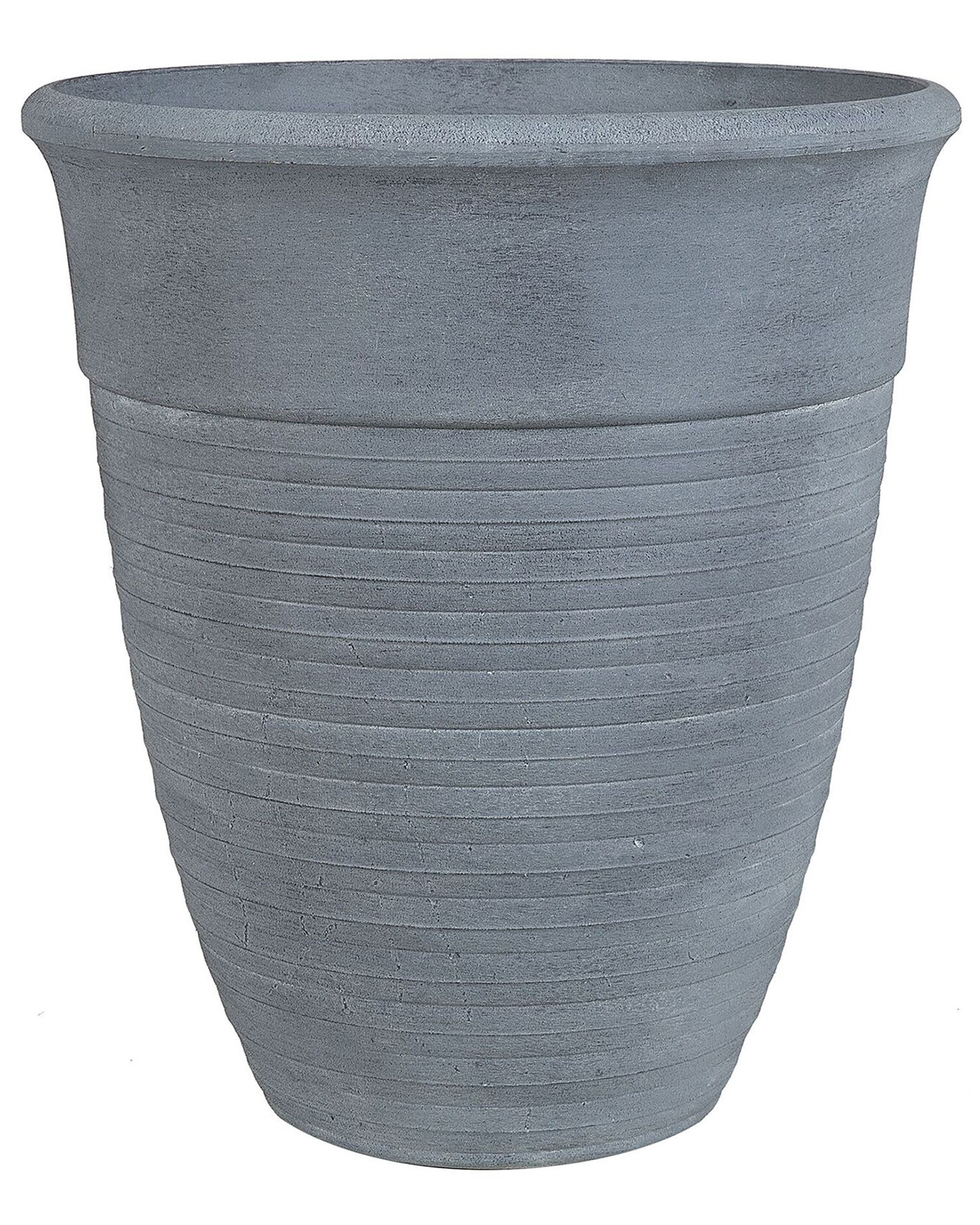 Pot de fleurs gris D50 cm