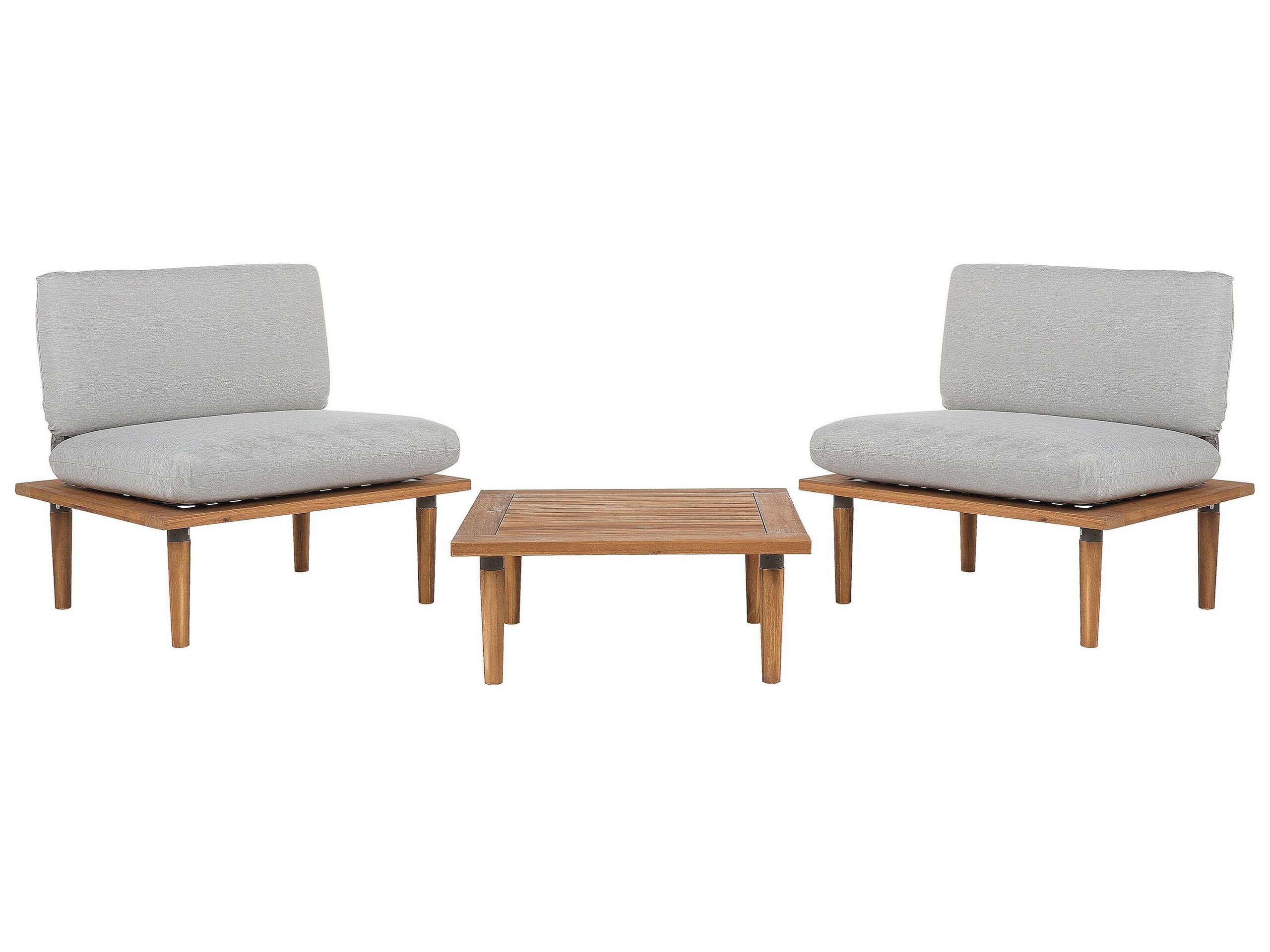 Set de jardin Acacia Gris clair