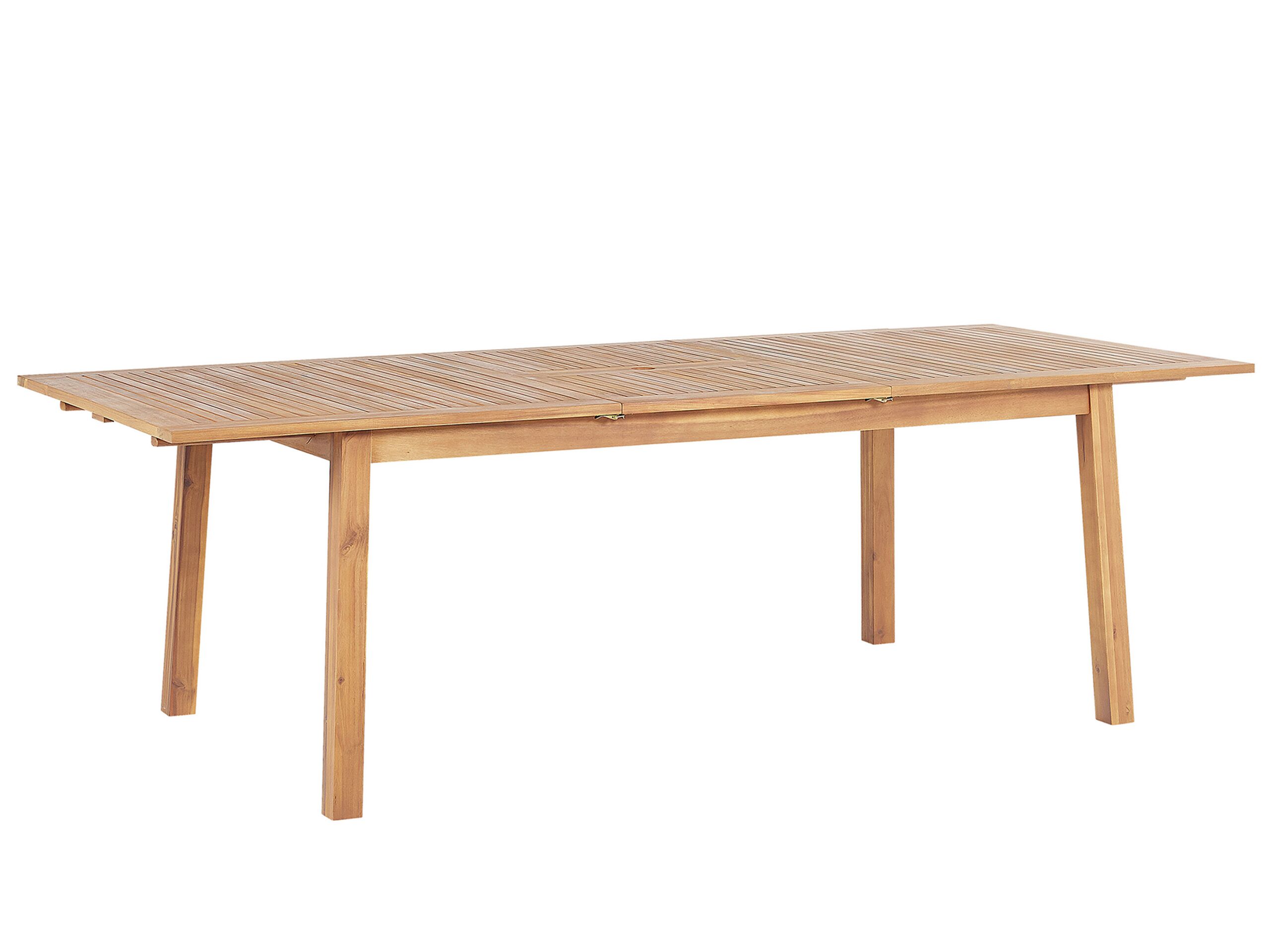 Table extensible 8 personnes en acacia bois clair Table extensible 8 personnes en acacia bois clair