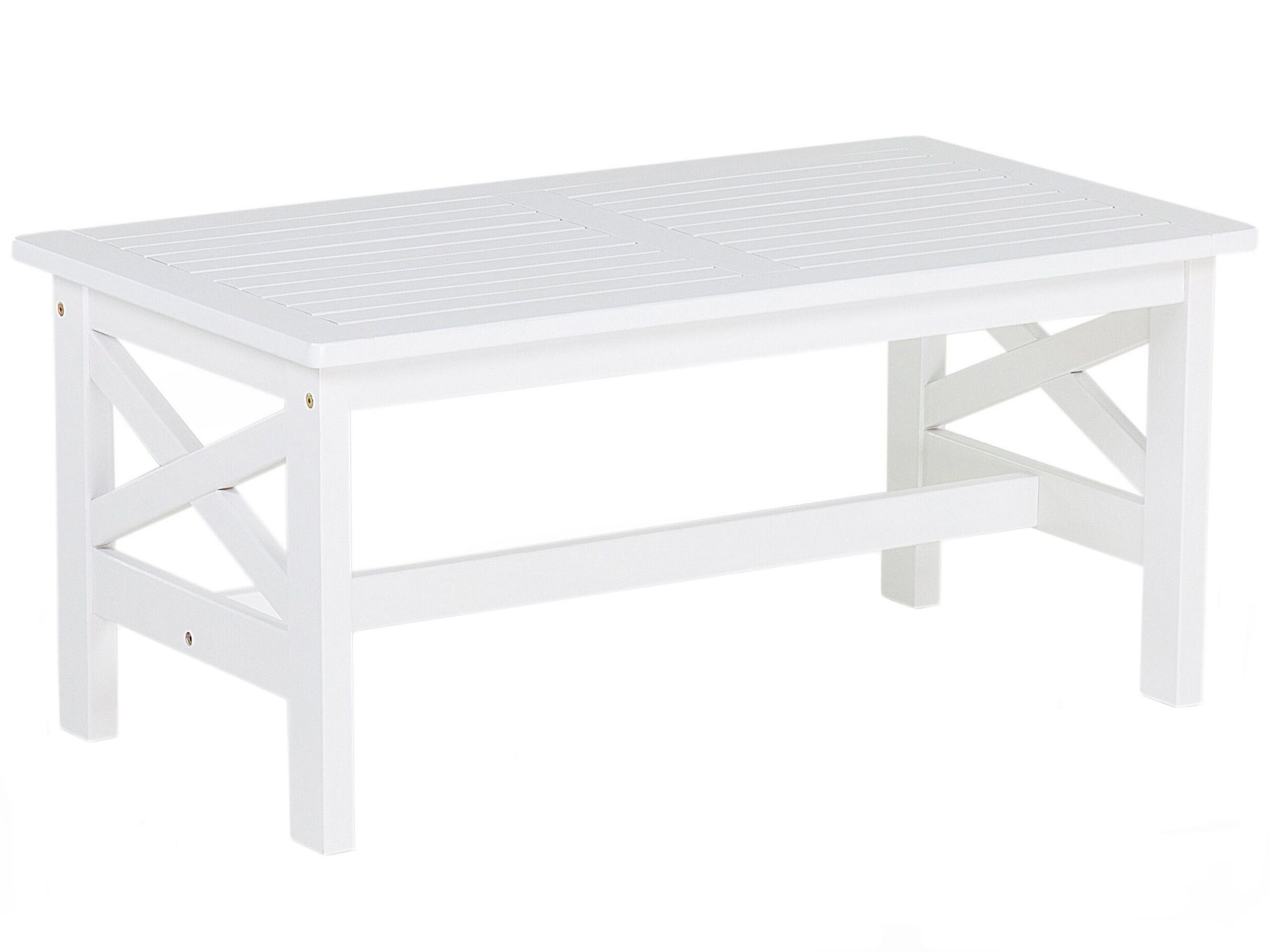 Table en bois d'acacia blanc