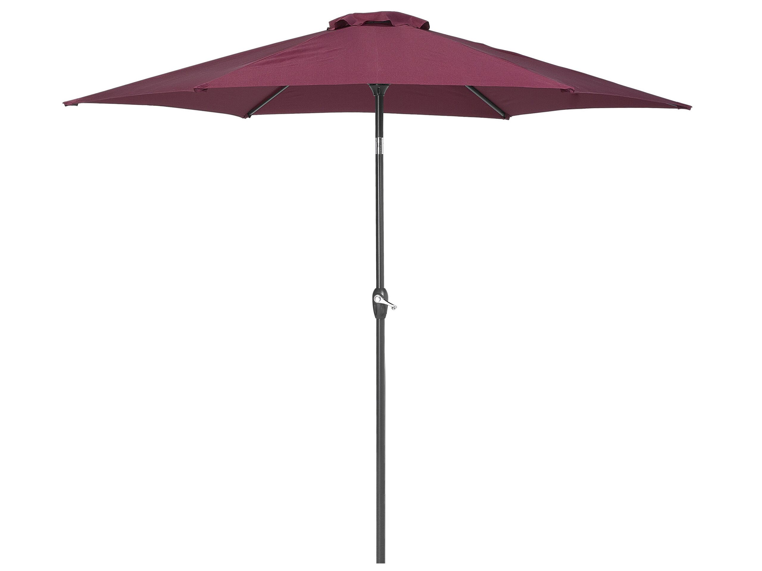 Parasol de jardin rouge bordeaux Ø 270 cm