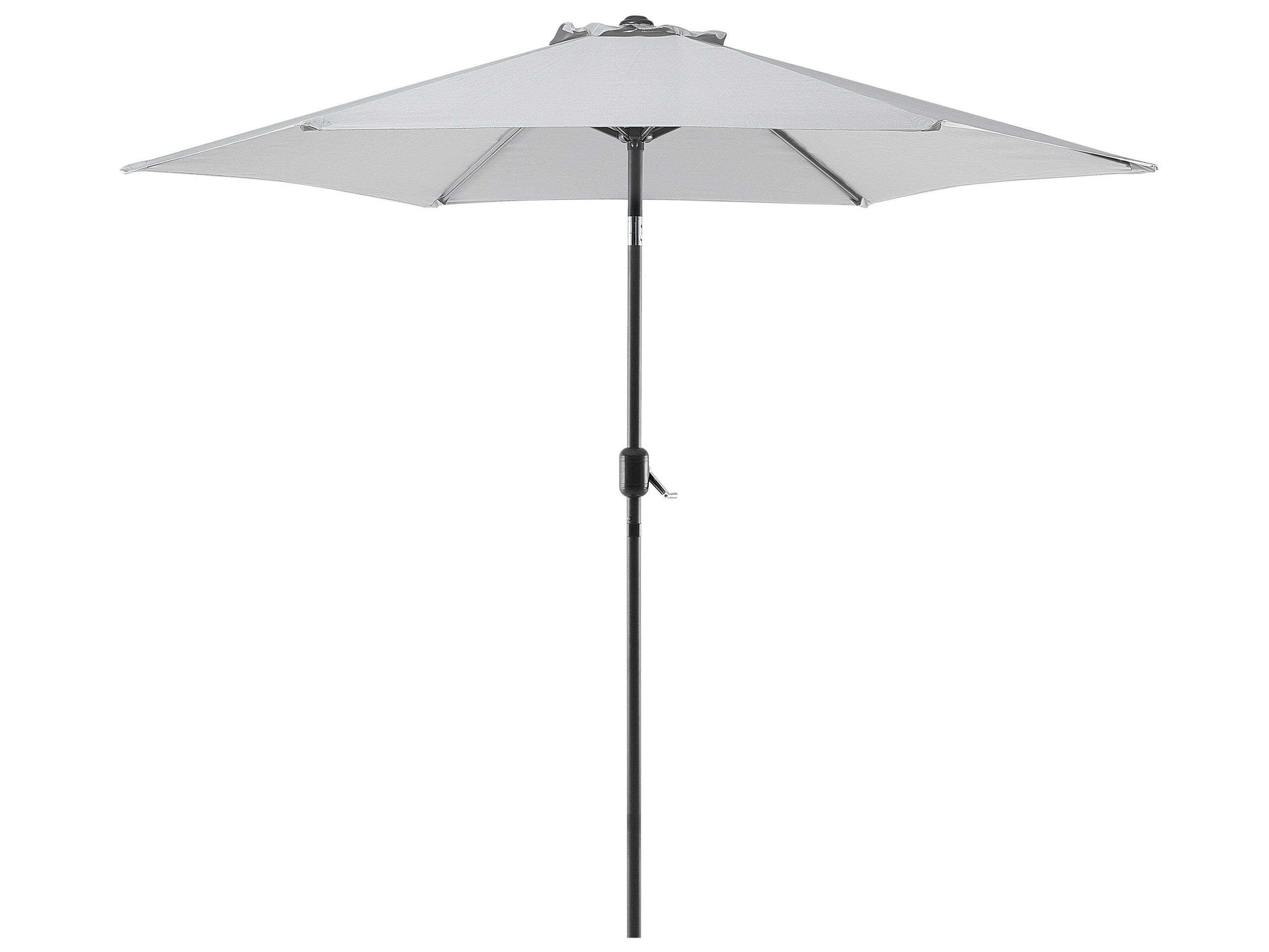 Parasol de jardin gris clair ⌀ 270 cm