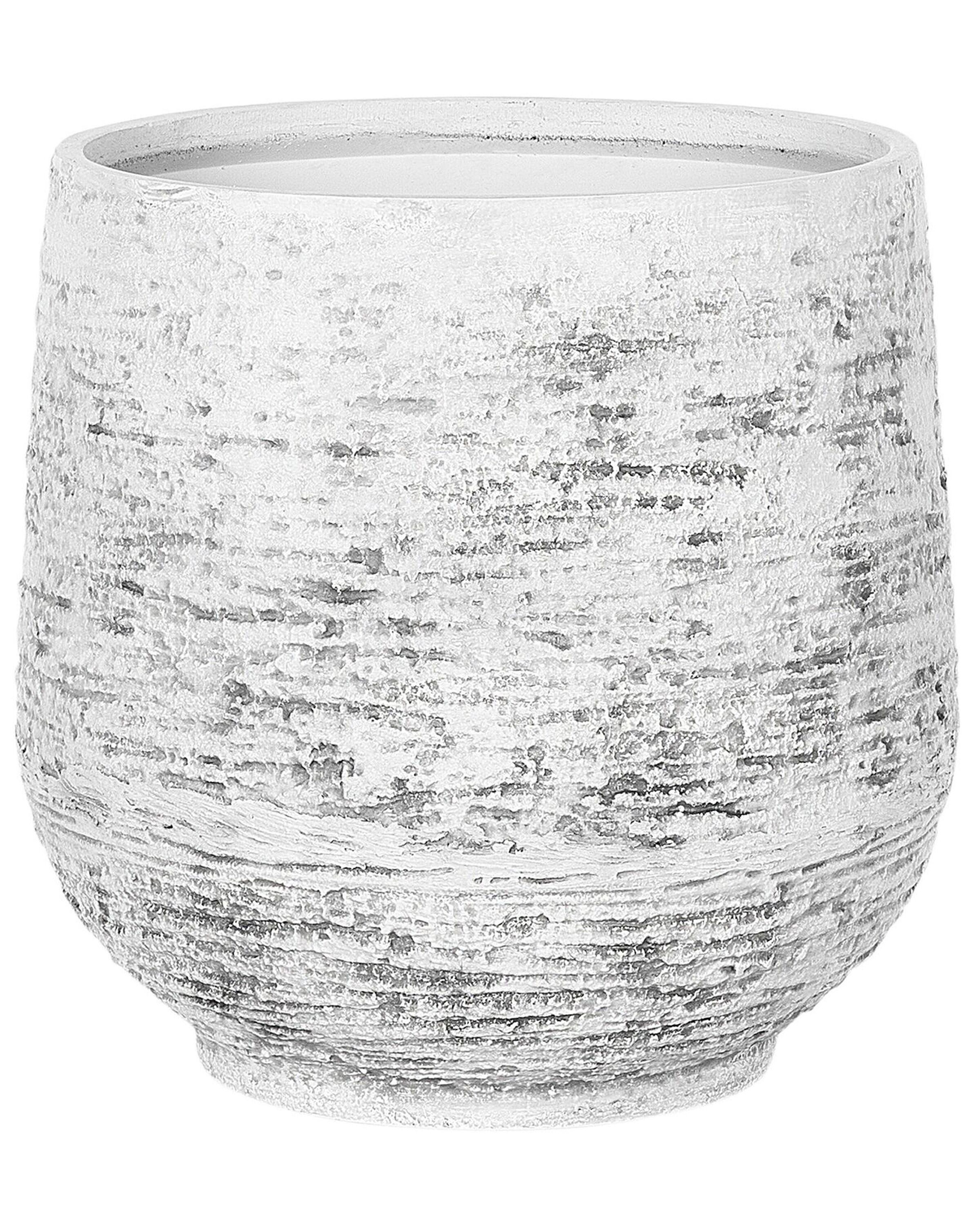 Cache-pot d'extérieur en pierre gris H53