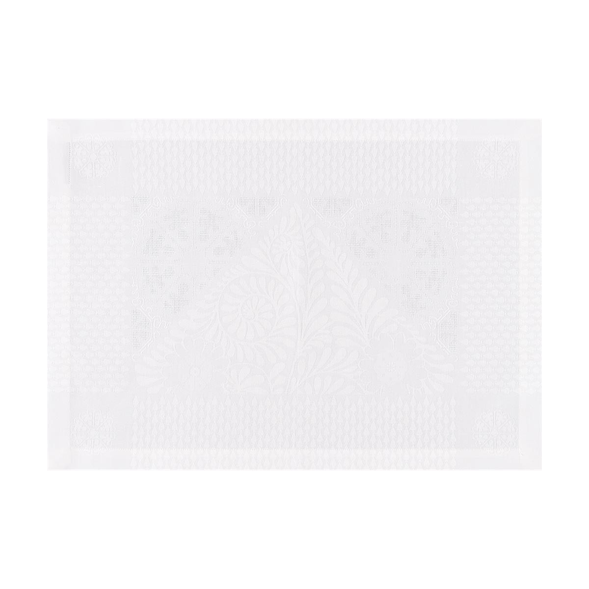 Set de table en coton blanc 54 x 38
