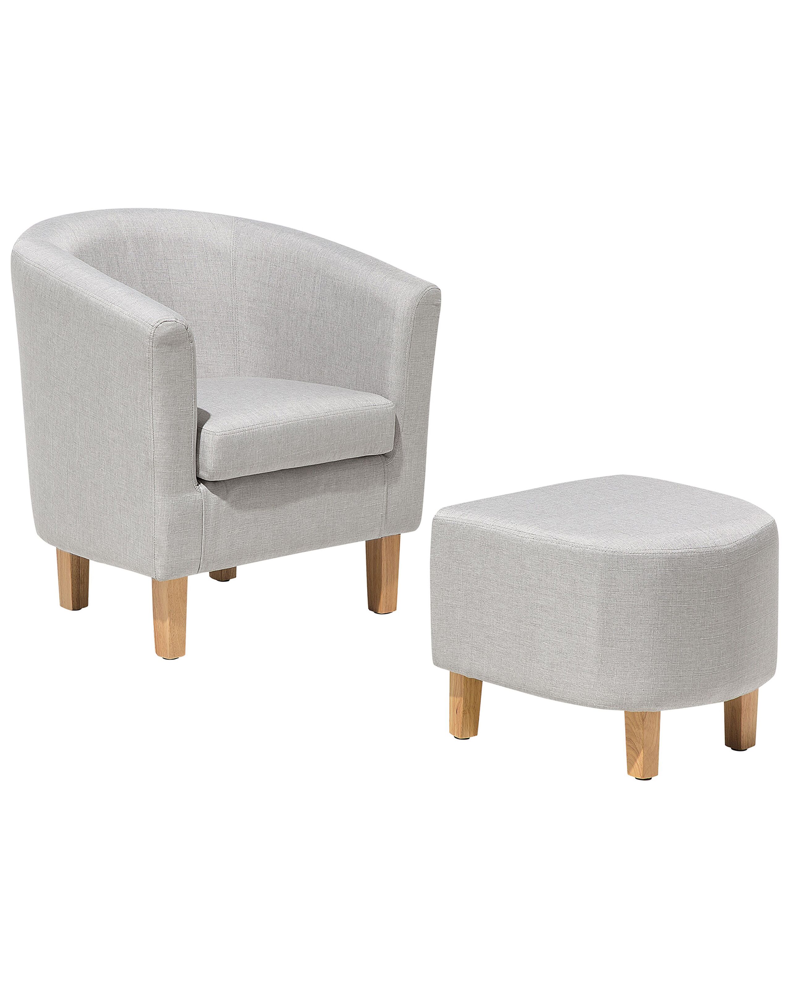 Fauteuil Tissu Gris clair