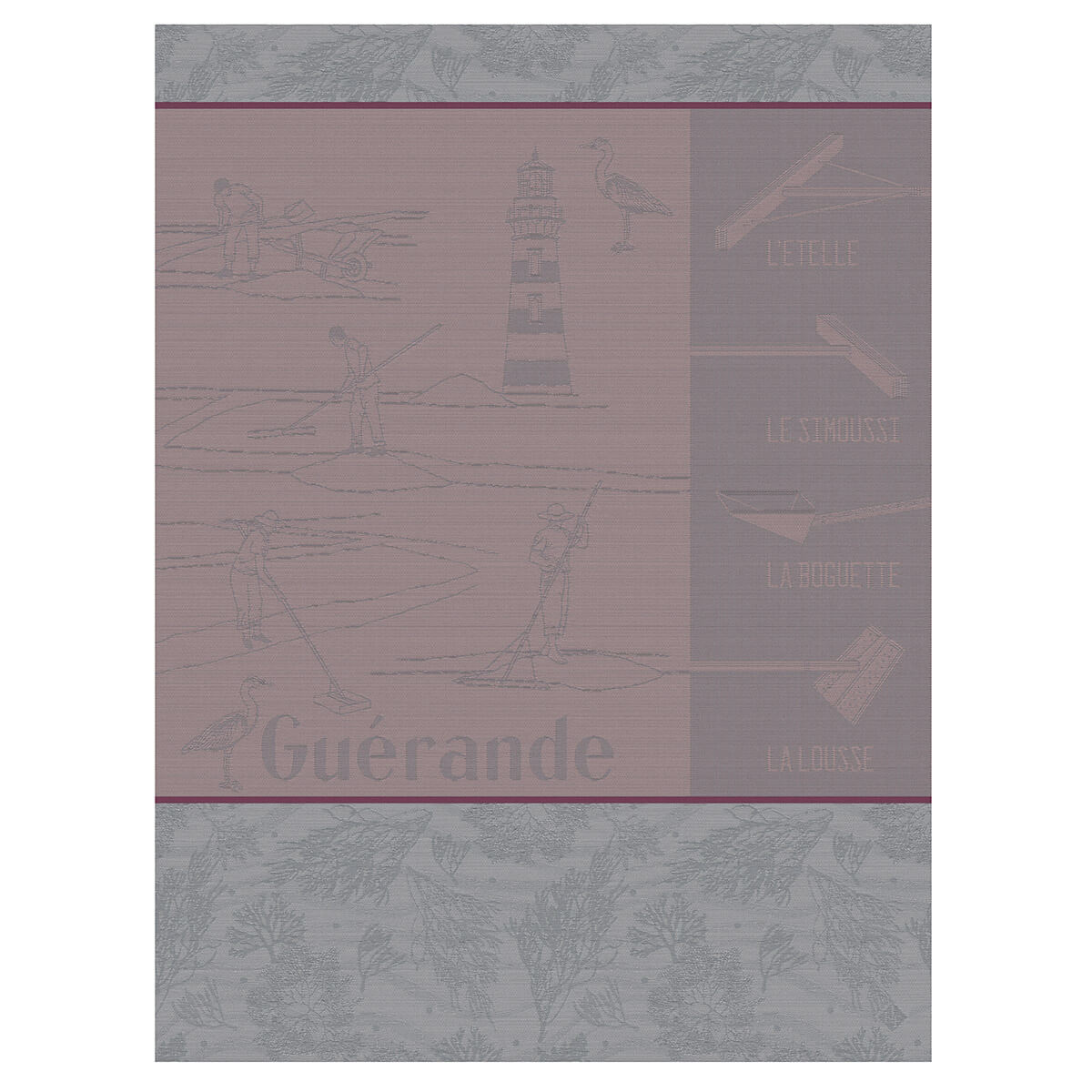 Torchon en coton fleur 60 x 80 Torchon en coton fleur 60 x 80