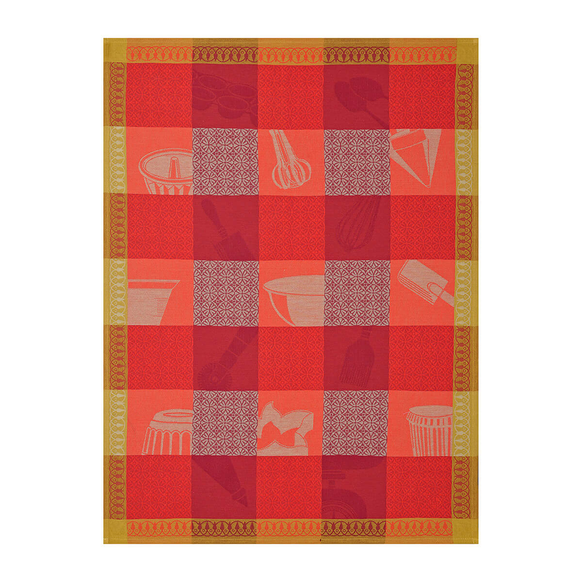 Torchon en coton framboisier 60 x 80 Torchon en coton framboisier 60 x 80