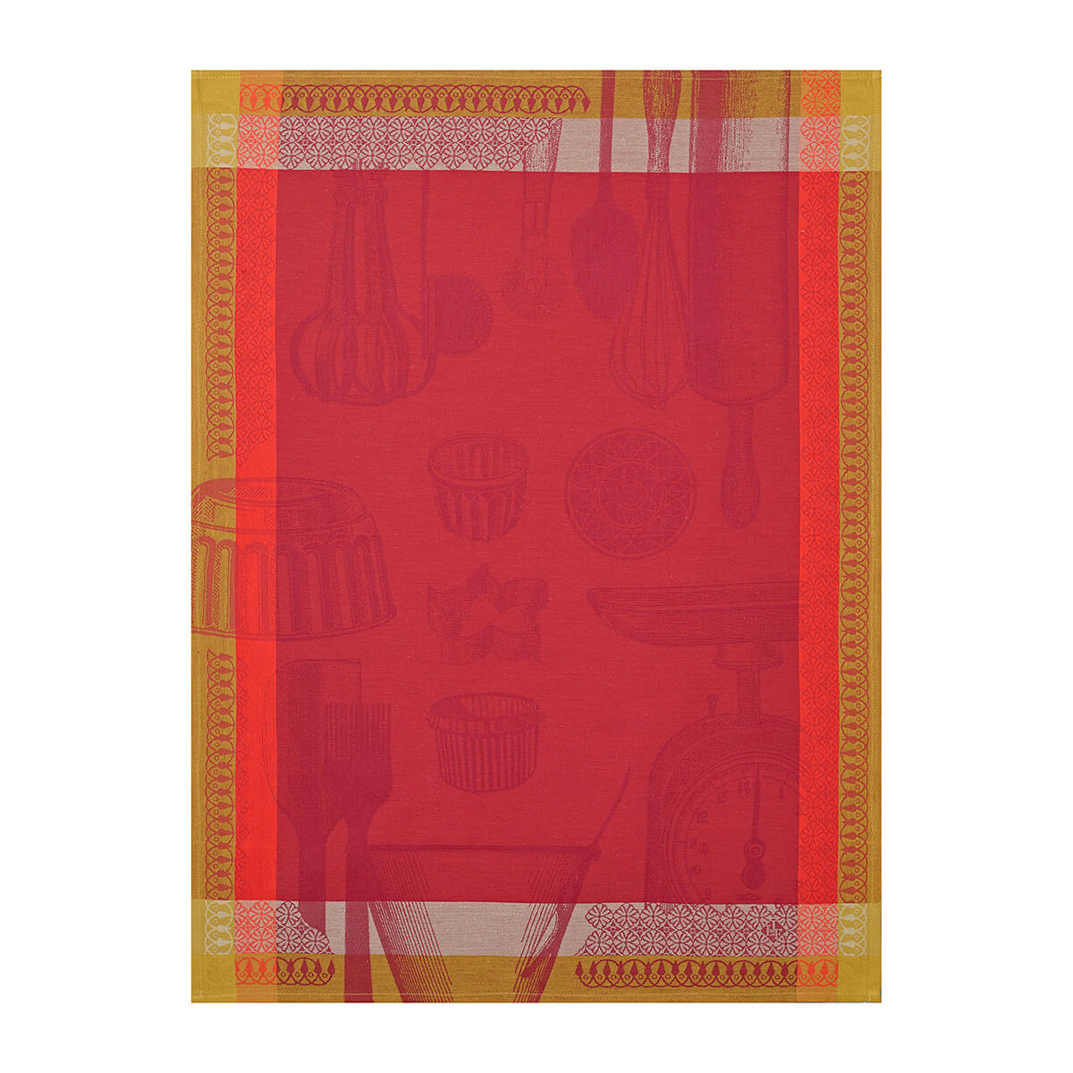 Torchon en coton framboisier 60 x 80 Torchon en coton framboisier 60 x 80