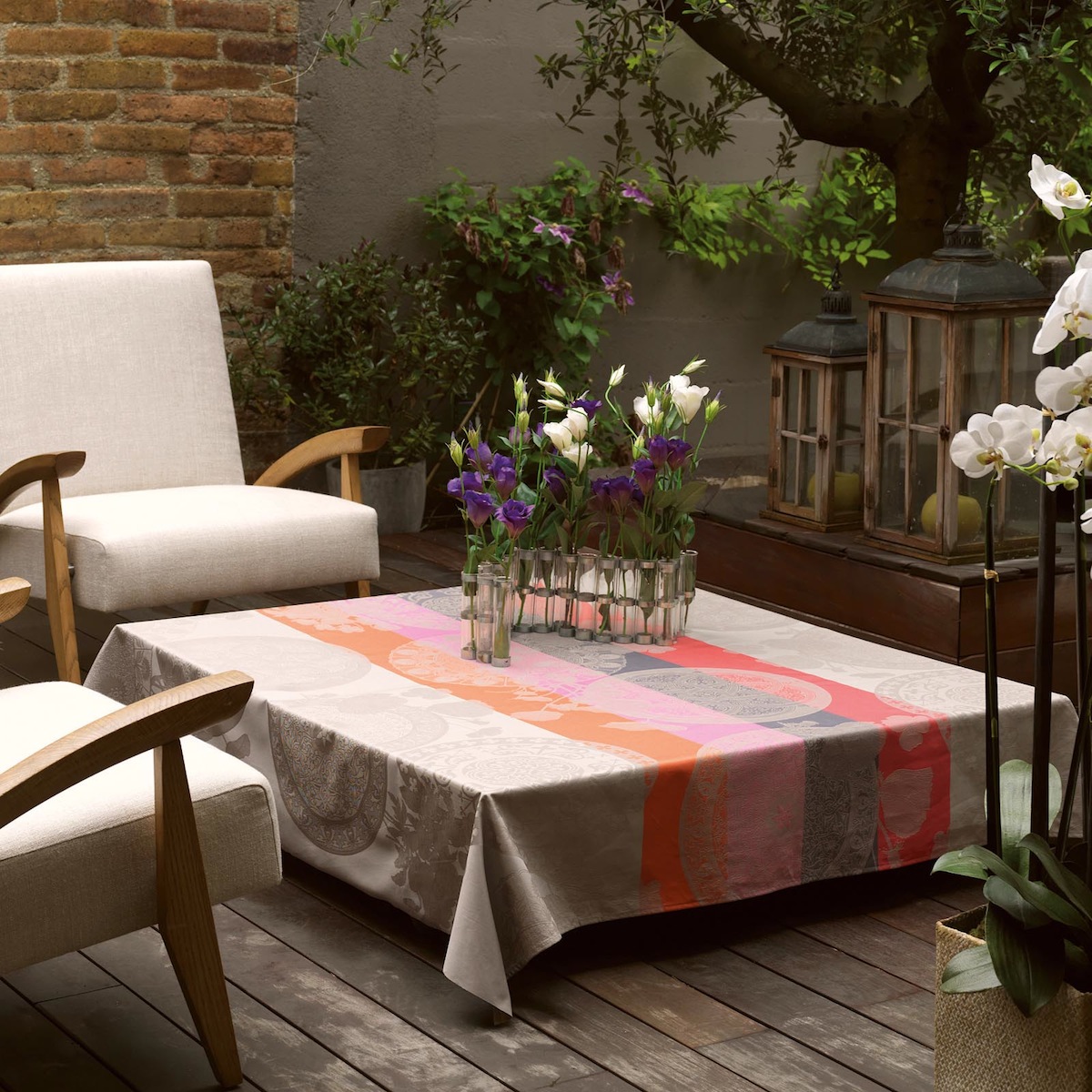 Nappe en coton lin 175 x 320 Nappe en coton lin 175 x 320