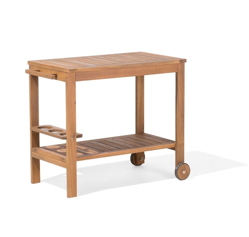 Table de jardin Bois solide Bois clair