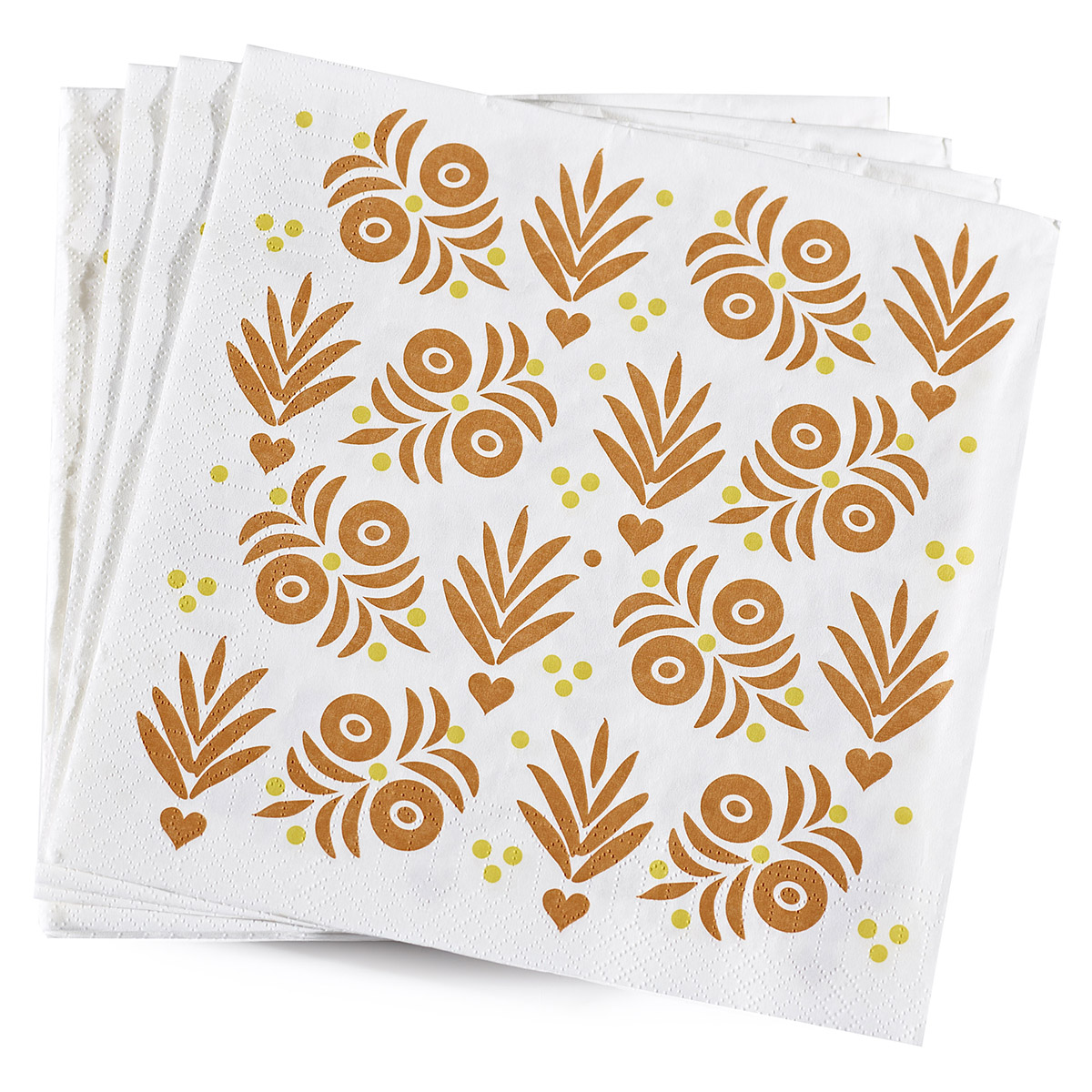 Serviette en papier miel 40 x 40 Serviette en papier miel 40 x 40