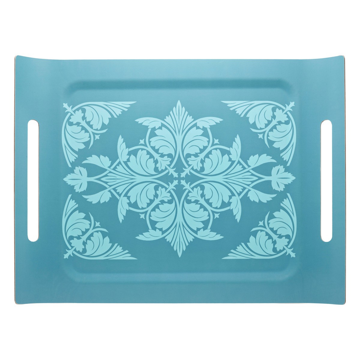 Plateau en bois aqua 58 x 42