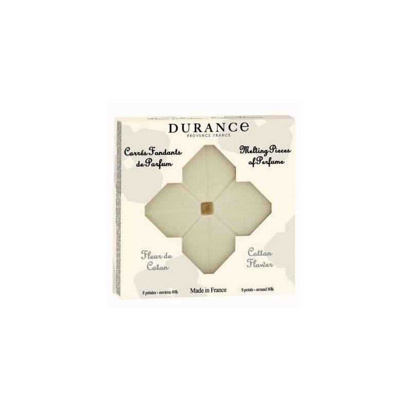 Carrés fondants de parfum fleur de coton