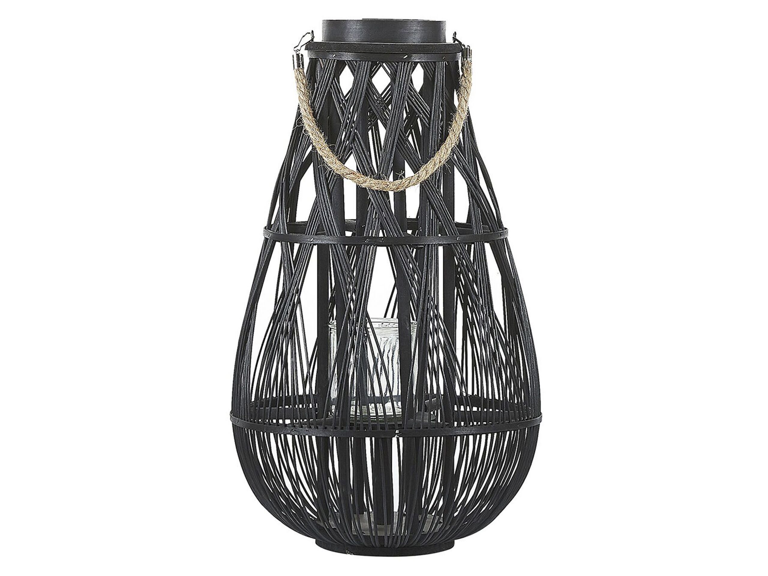 lanterne noire 56 cm