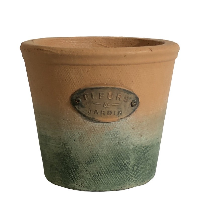 Cache-pot rond en terre cuite D14