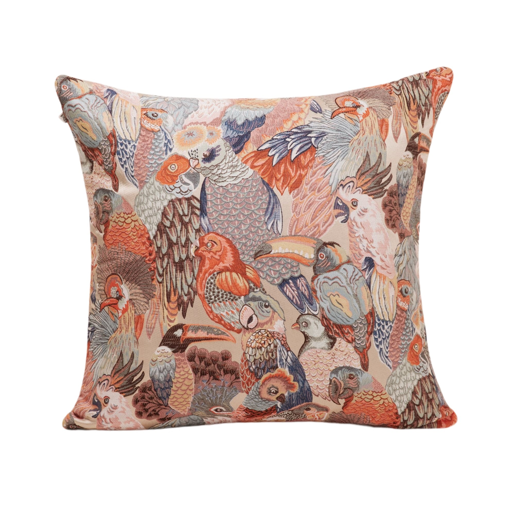 Housse de coussin orange 60x60 cm