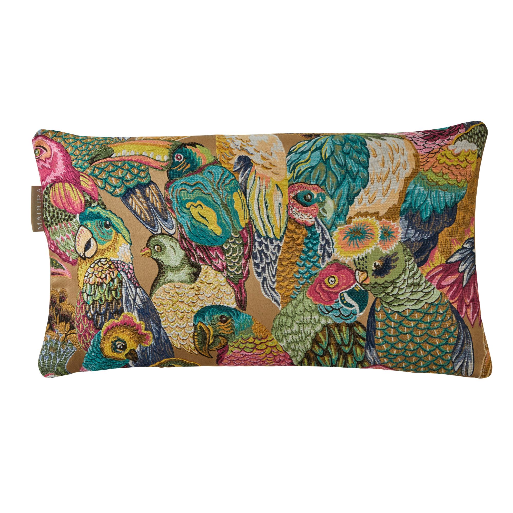 Housse de coussin multicolore 28x47 cm
