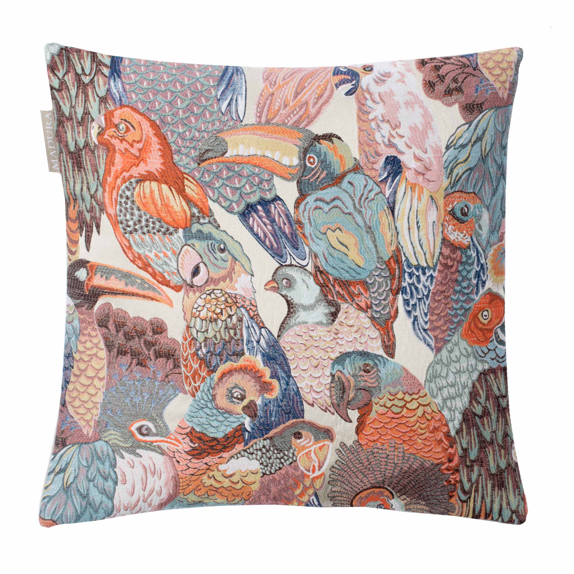Housse de coussin orange 40x40 cm