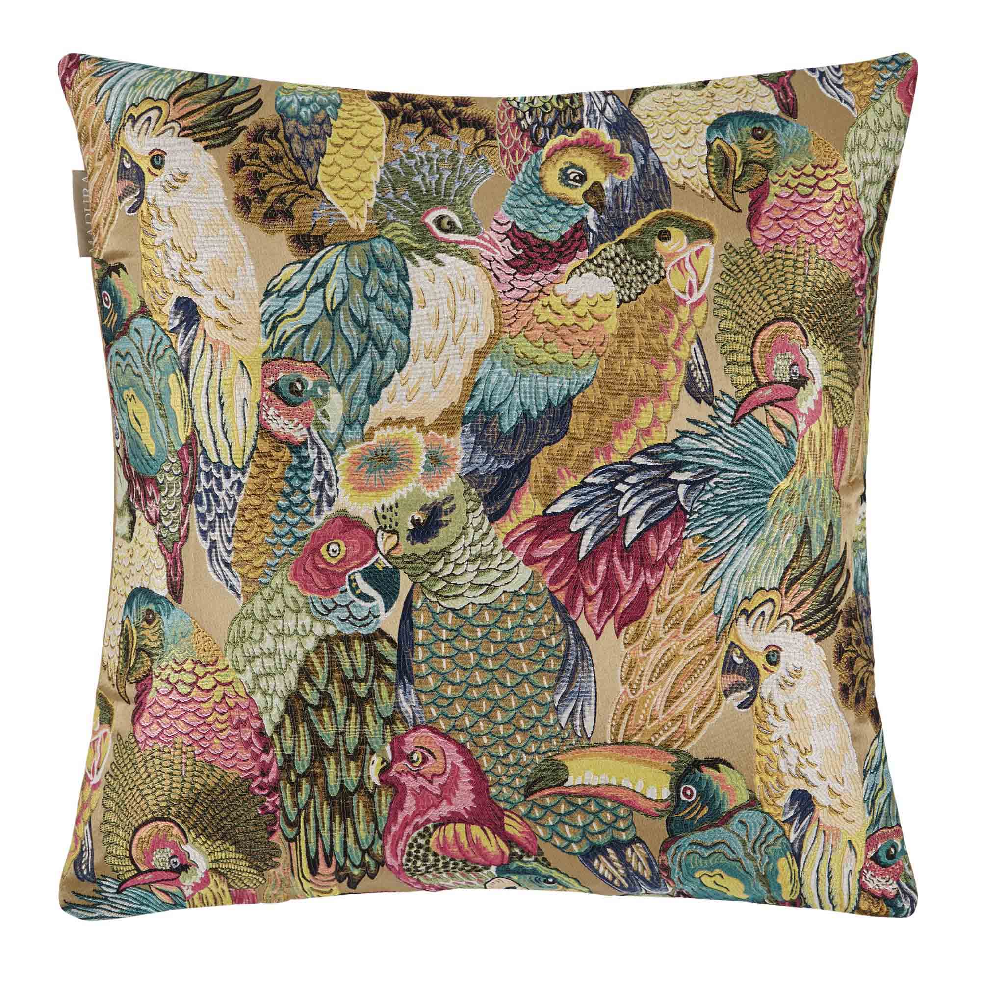 Housse de coussin multicolore 50x50 cm