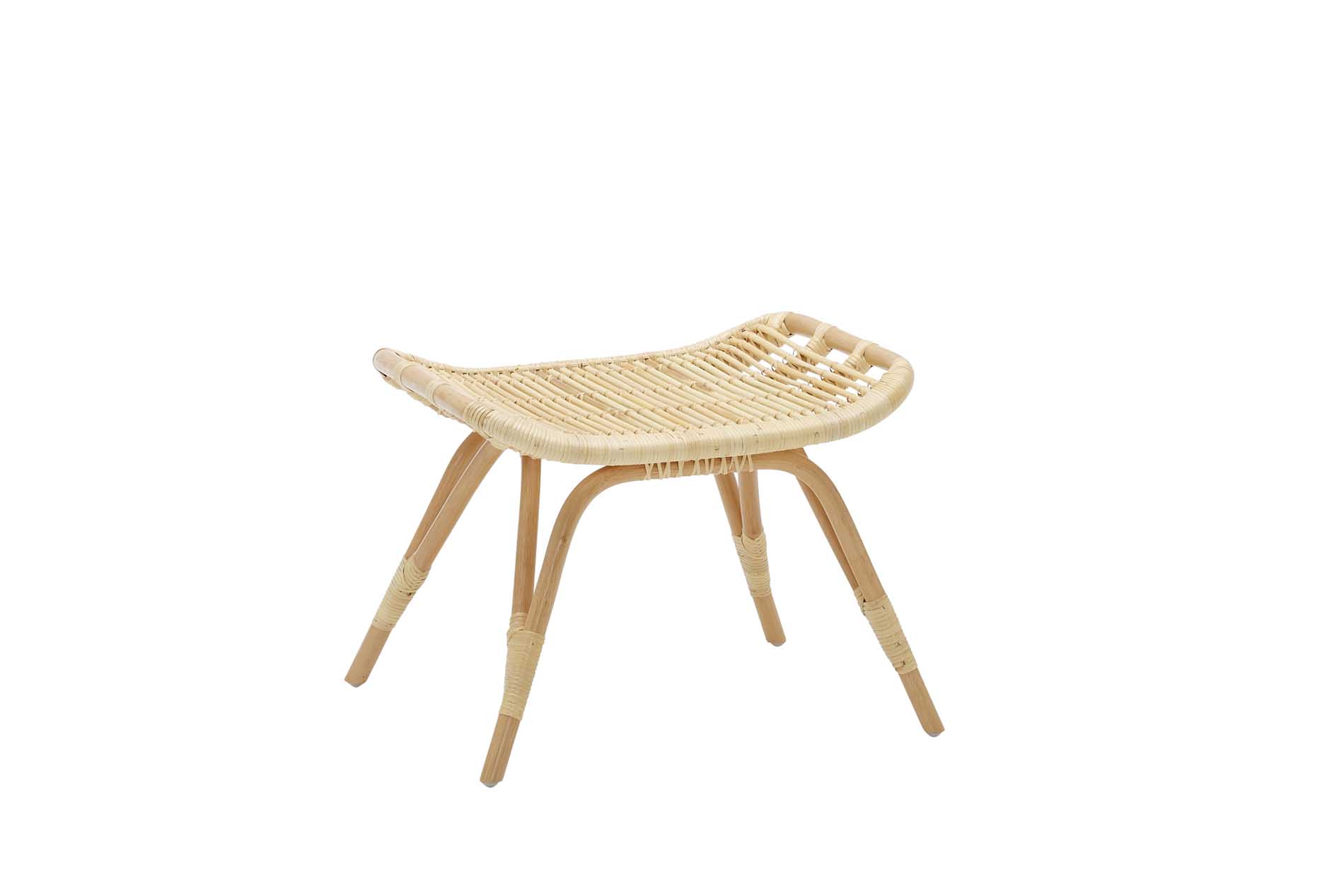 Repose-pieds en rotin naturel Repose-pieds en rotin naturel