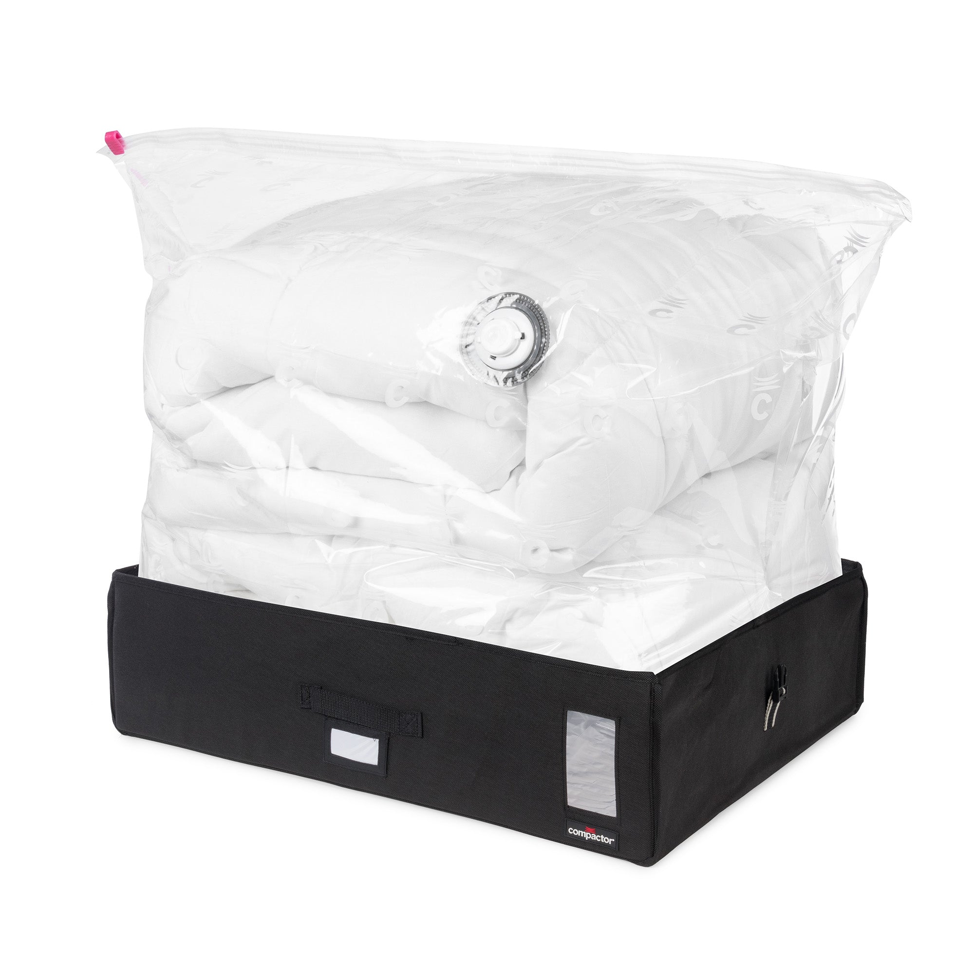 Coffre de rangement sous vide noir 72x49cm Coffre de rangement sous vide noir 72x49cm