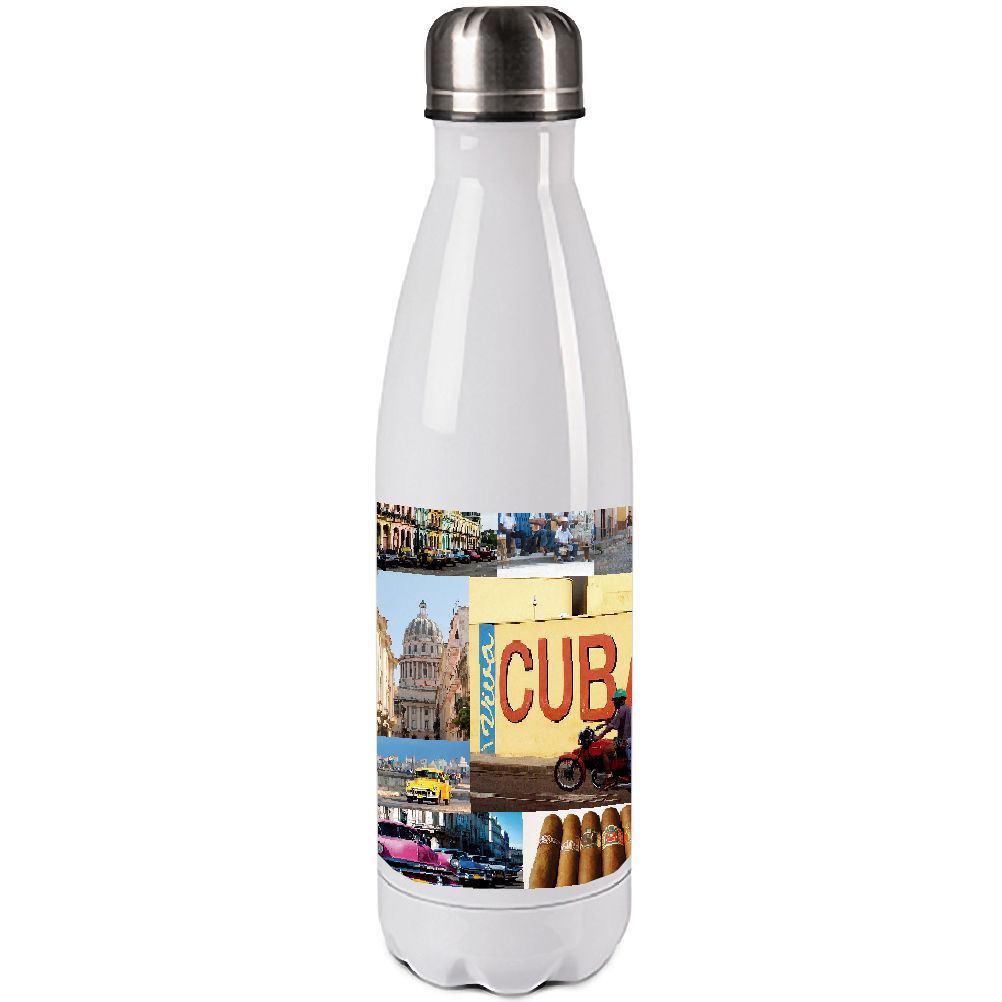 Bouteille isotherme en inox Cuba 500ml Bouteille isotherme en inox Cuba 500ml