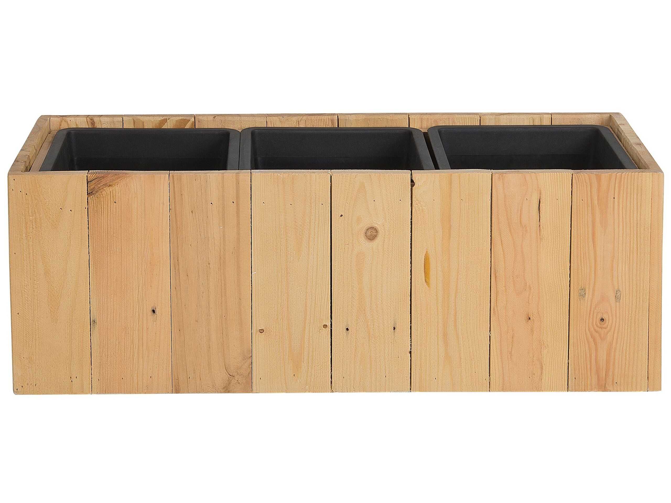 Bac à fleurs en bois 66x24x24 (photo) Bac à fleurs en bois 66x24x24