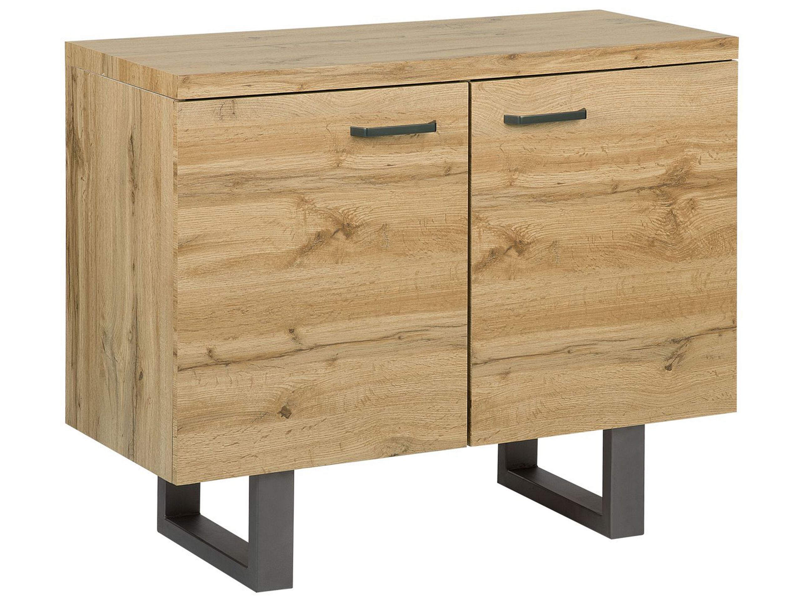 Commode 2 portes en bois clair (photo) Commode 2 portes en bois clair