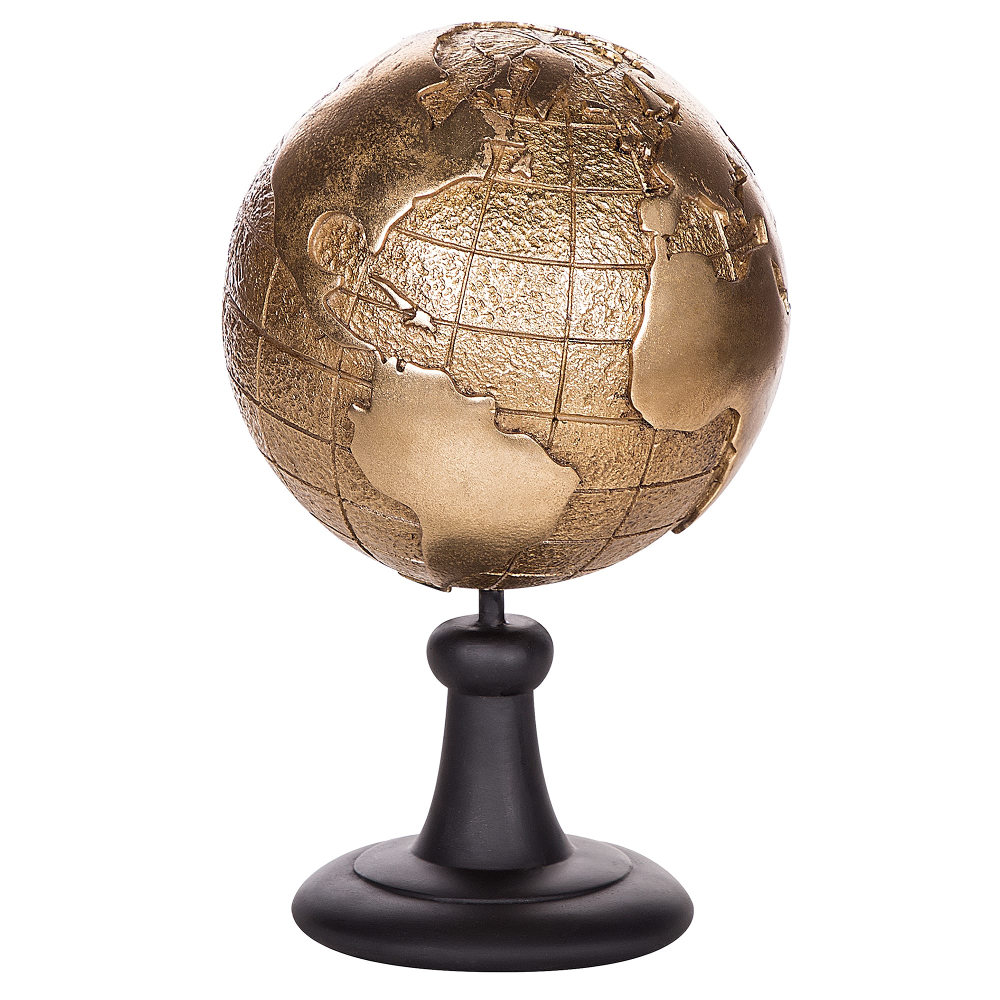 Globe décoratif doré D18 (photo) Globe décoratif doré D18