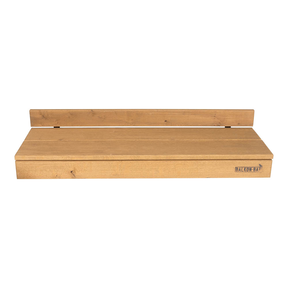 Bar table pour balcon en chêne balustrade fine