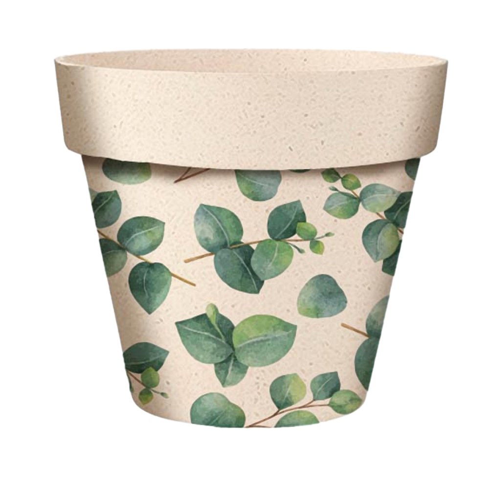 Cache pot en bambou modèle eucalyptus D9,5cm Cache pot en bambou modèle eucalyptus D9,5cm