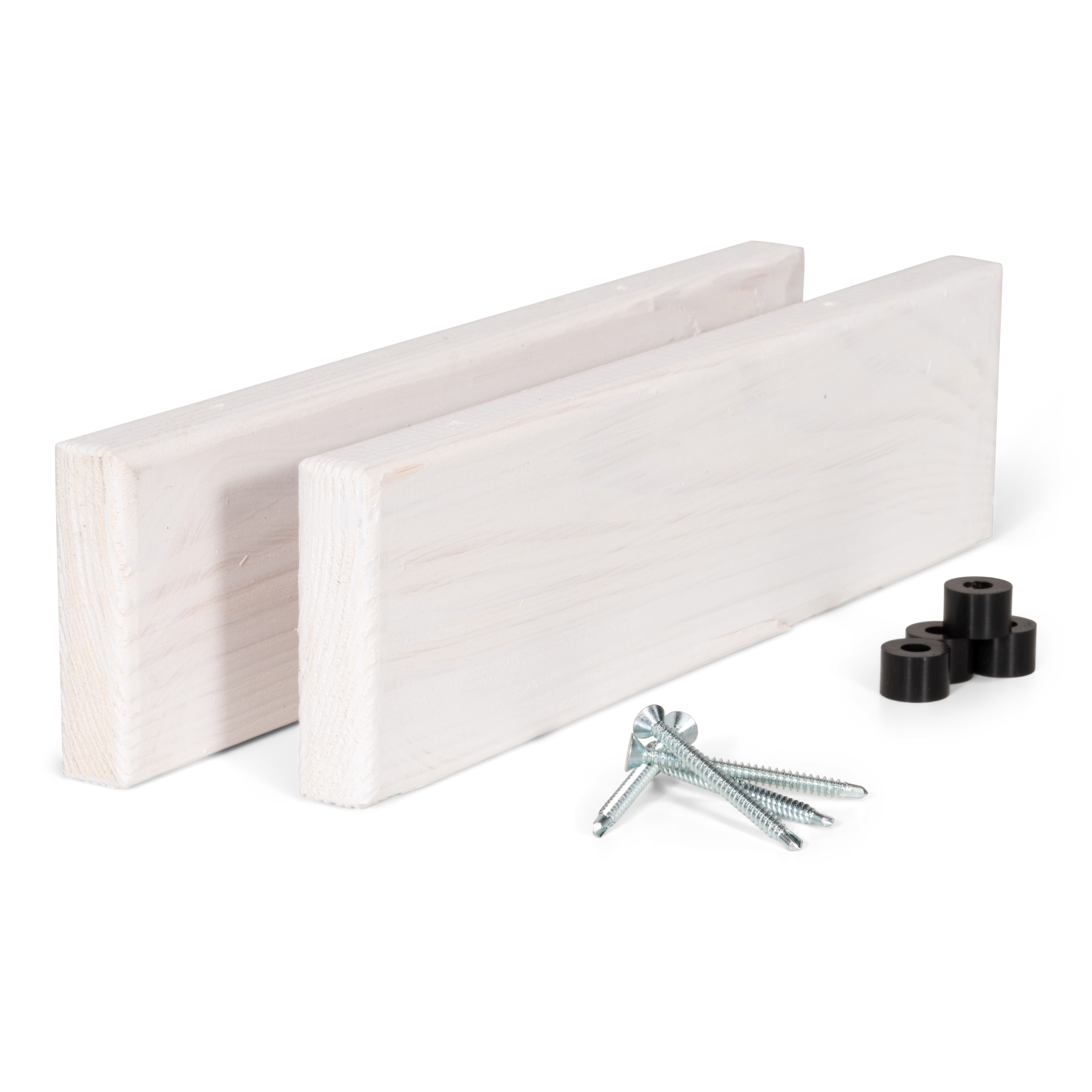 Kit barres latérales avec clés pour bar de balcon en pin blanc