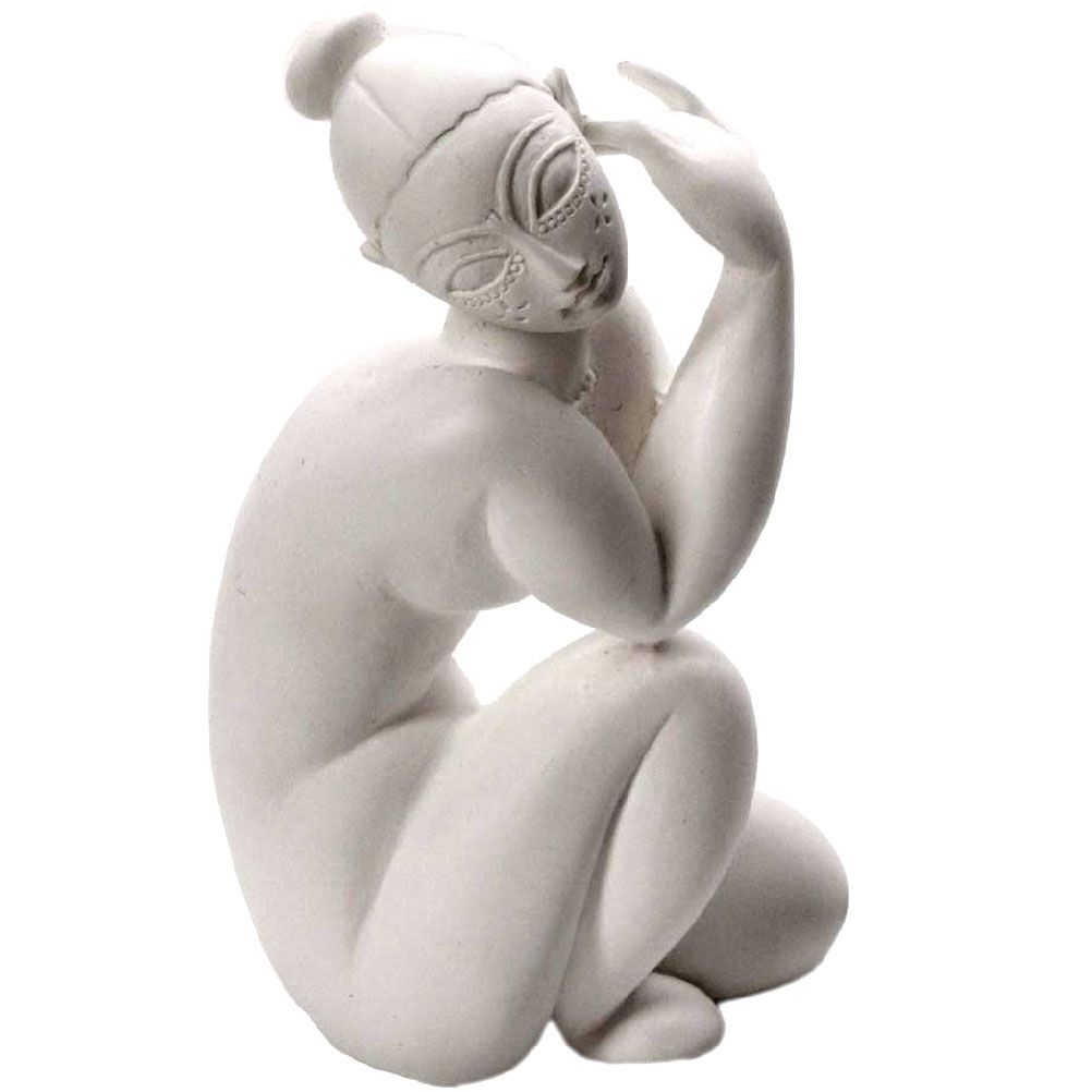 Figurine Modigliani nu féminin assis H22cm (photo) Figurine Modigliani nu féminin assis H22cm