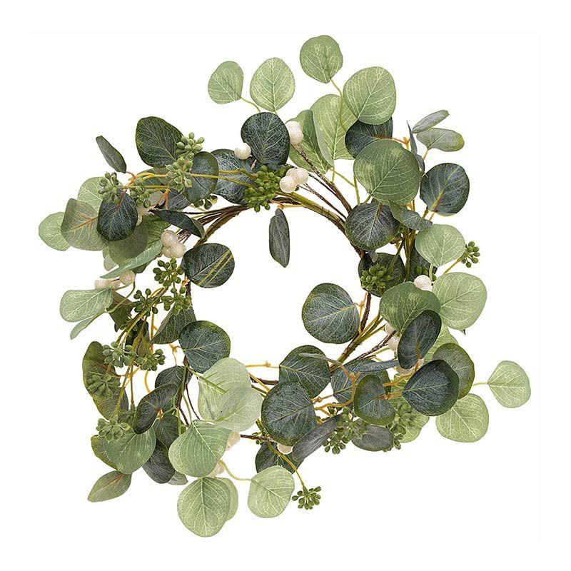 Couronne de baies blanches D17cm (photo) Couronne de baies blanches D17cm